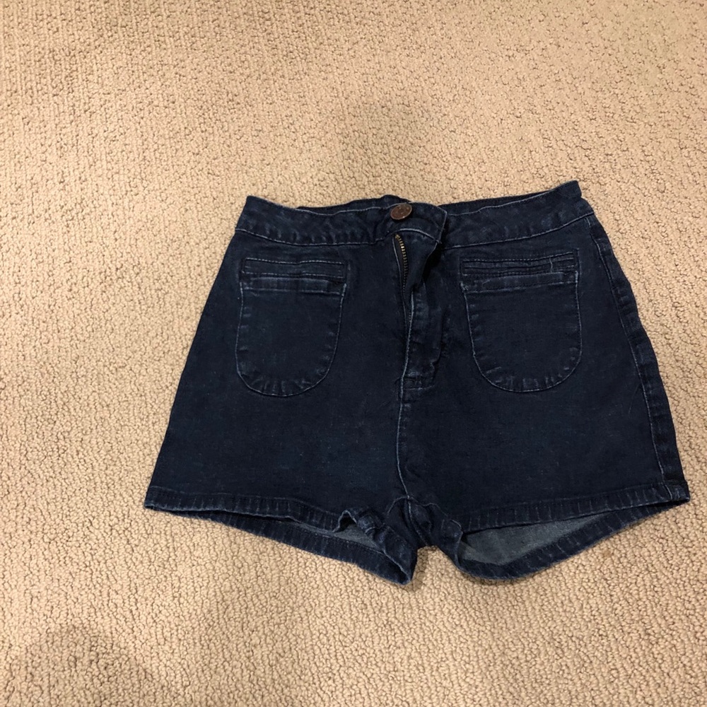 High rise short shorts
